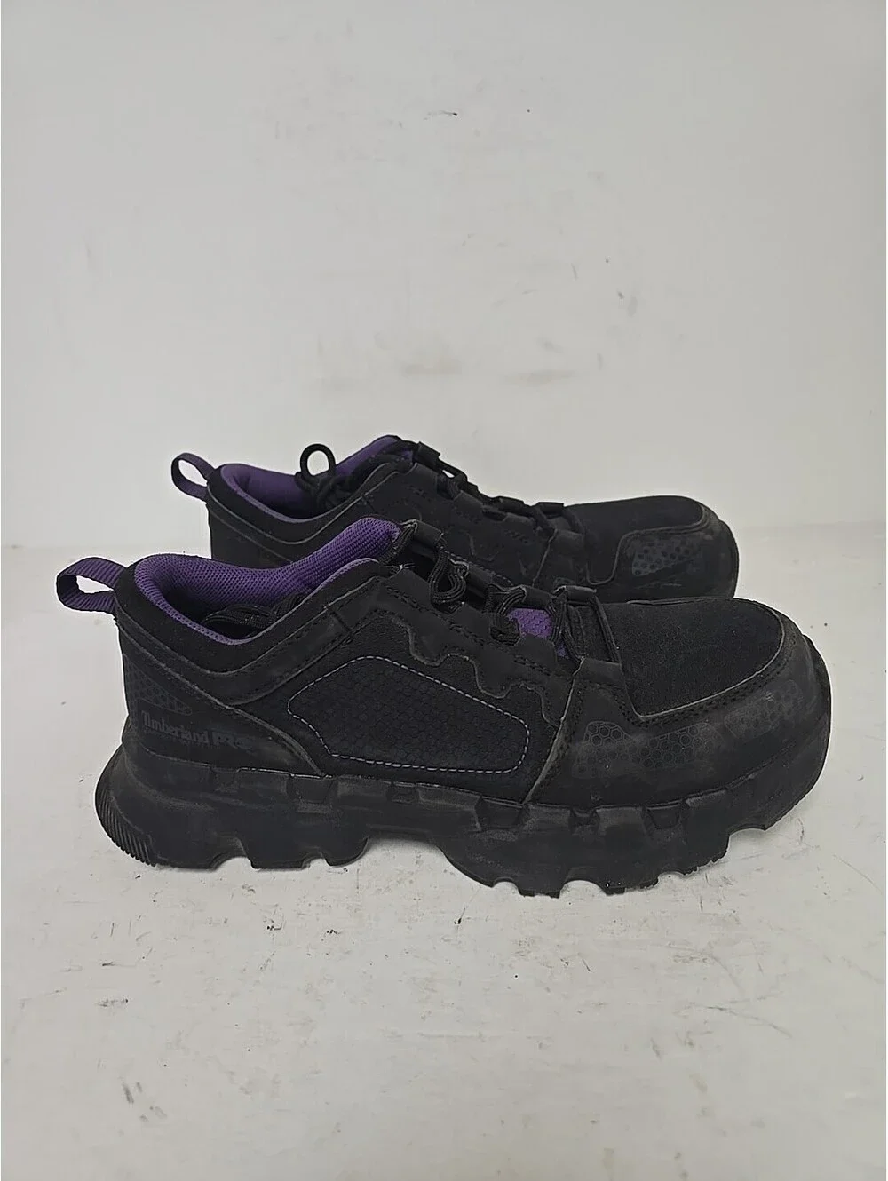 Timberland PRO Women’s Powertrain EV Comp Toe Work Shoes TB0A66T7ECS Black 9W